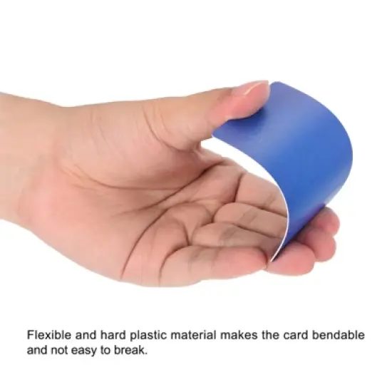 Unique Bargains Blank PVC Waterproof Bendable Printers Badges ID Card 20 Pcs image {3}