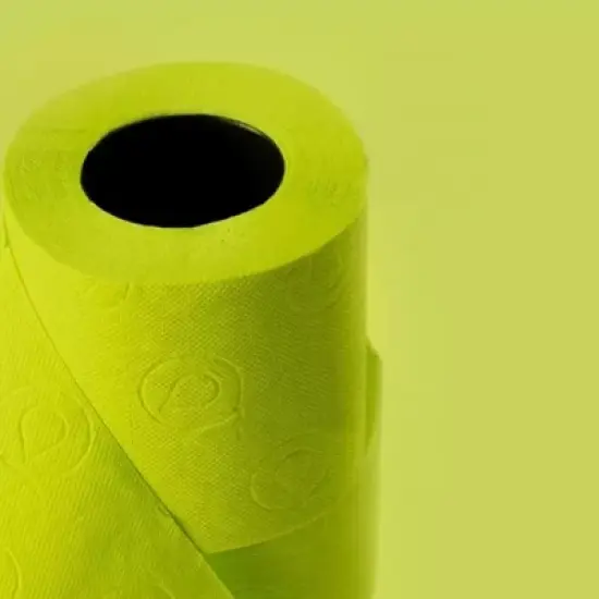 Roll-Lux Premium Soft 3-Ply 140-Sheet Lime Green Toilet Paper Rolls image {4}