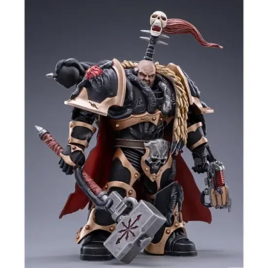 Lord Khalos the Ravager Black Legion 1/18 Scale | Warhammer 40K | Joy Toy Action figures image {1}