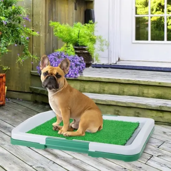 Pet Adobe Artificial Grass Pee Pad Set for Dogs image {5}