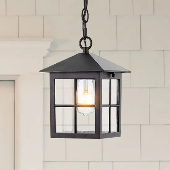Penryn 7.25" Outdoor Pendant - PLT4031 - Oil Rub Bronze - Safavieh image {5}
