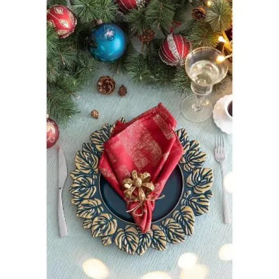 8 Pack Plastic Charger Plate, D14in image {1}