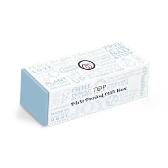 TOP the organic project Fragrance free First Period Gift Box - 55pc image {1}