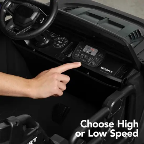 Best Choice Products Kids 24V 2-Seater Electric Ride-On Car Truck w/ Parent Control, Bluetooth, LED Lights image {5}