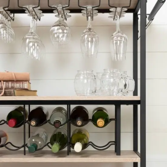 Munich Bar Cart with Wine Rack - South Shore image {6}