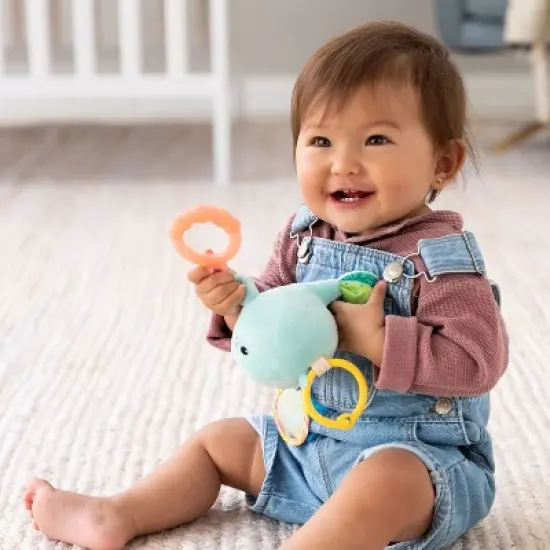 Infantino Go Gaga! Big Softy Sea Chime Baby Toy image {3}