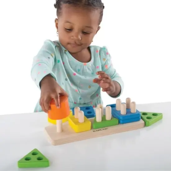 Guidecraft Toddler Wooden One to Four Counter image {2}