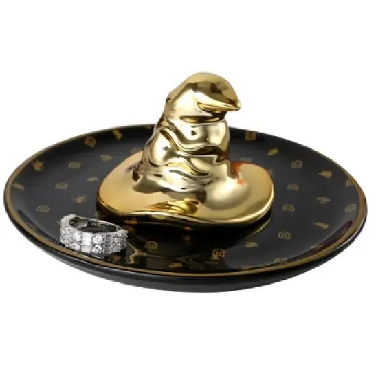 Harry Potter 3D Sorting Hat Ceramic Trinket Tray Jewelry Ring Holder Gift Dish image {3}