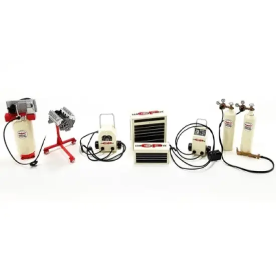 Garage Shop Tools #1 "Holman Moody - Competition Proven" Set of 6 pieces 1/18 Diecast Replica by GMP image {1}