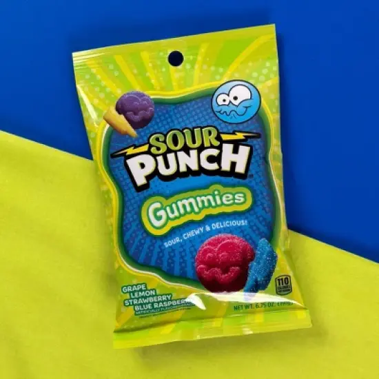 Sour Punch Gummy Candy - 6.75oz image {3}