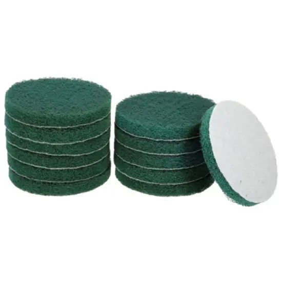 Unique Bargains Home Kitchen Cleaning Tools and Accessories Scouring Pads 5 Inch 12 Pcs image {3}