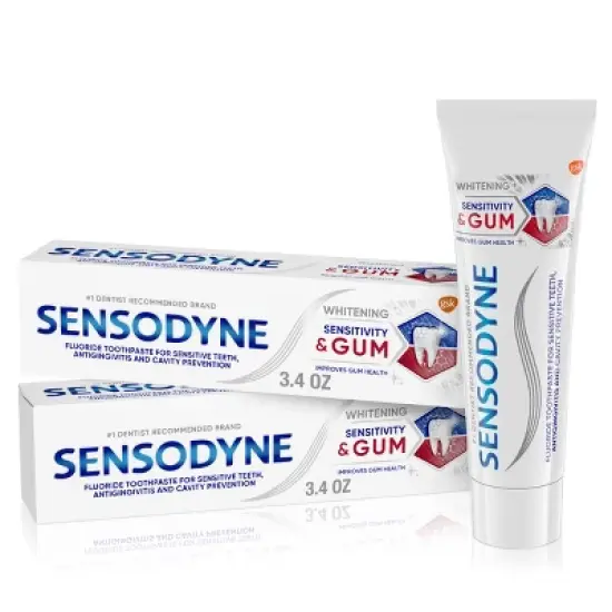Sensodyne Sensitivity & Gum Whitening Toothpaste - 3.4oz image {10}
