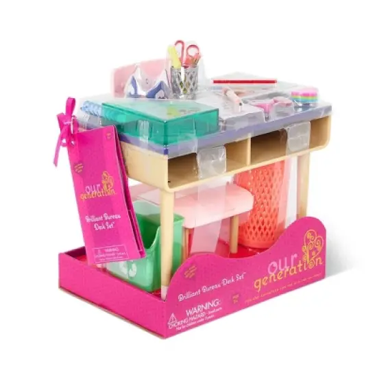 Our Generation Brilliant Bureau Home Desk Accessory Set for 18" Dolls image {6}