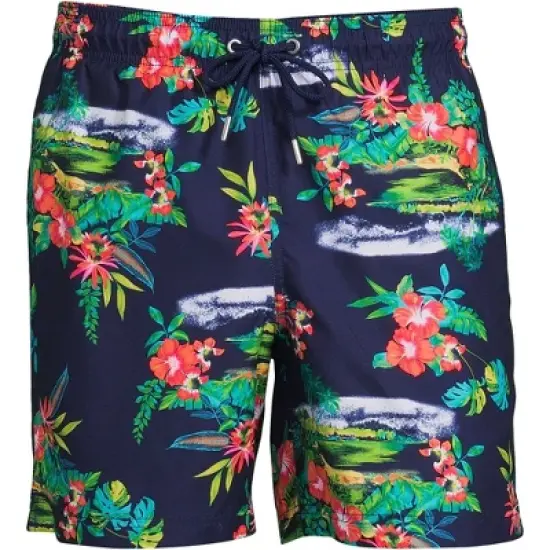 Lands' End Men's 6" Volley Swim Trunks image {11}
