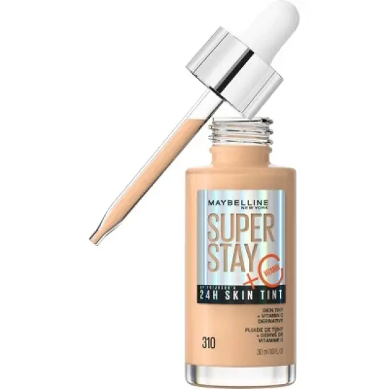 Maybelline Super Stay 24HR Skin Tint Foundation with Vitamin C - 1 fl oz image {17}