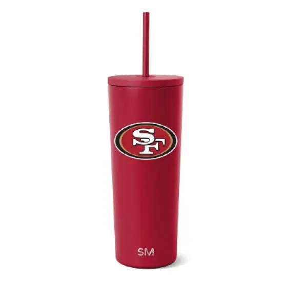 NFL San Francisco ers Simple Modern Stainless Steel Classic Tumbler - 24oz image {3}