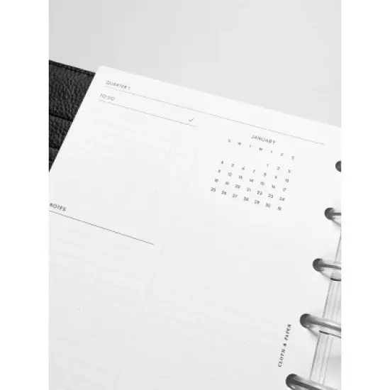 2026 Year Overview Planner Insert | Cloth & Paper image {1}