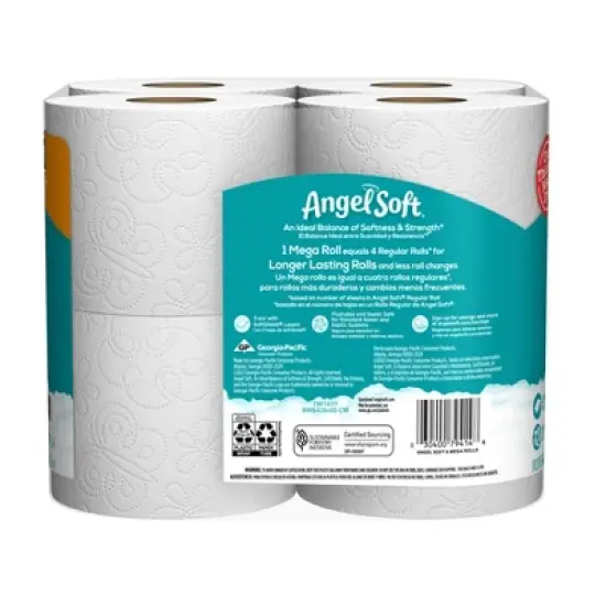 Angel Soft Toilet Paper image {6}