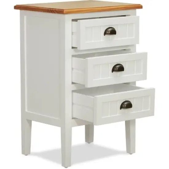 Martin Nightstand Cabinet White - ClickDecor image {7}