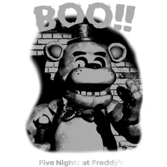 Five Nights at Freddy's Halloween Boo Boy's Black T-shirt image {1}