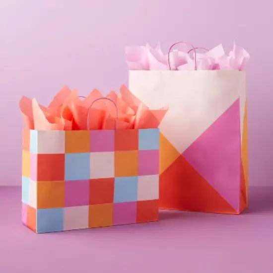 6" XL Vogue Bag Chessboard Gusset - Spritz&trade; image {1}