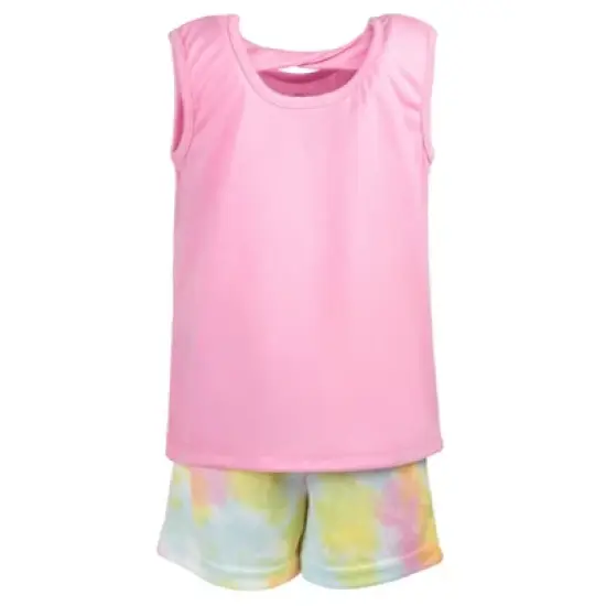 Disney Winnie the Pooh Tank Top Shirt & Mesh Shorts Yellow/Pink image {6}