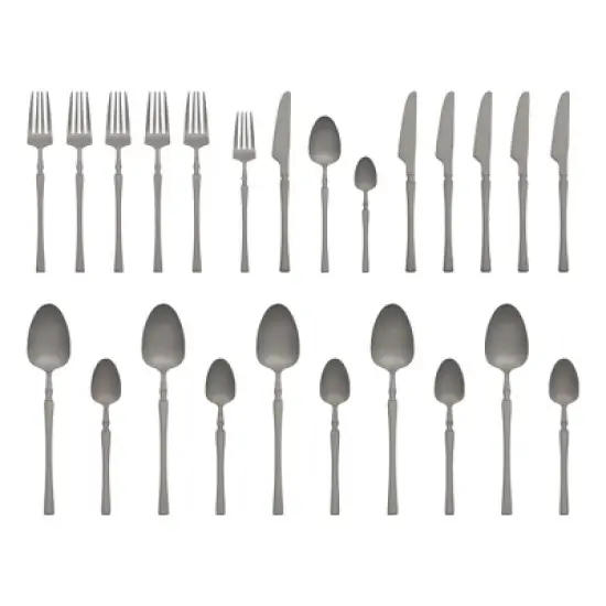 REGALWOVEN 24 Pcs 1 Set Stainless Steel Durable Rust-Proof Corrosion Resistant Serving Sets image {7}