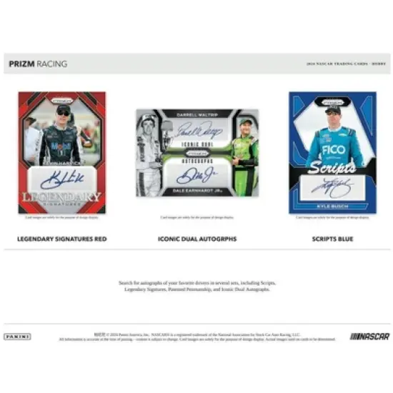 2024 Panini Prizm NASCAR Racing Hobby Box image {3}