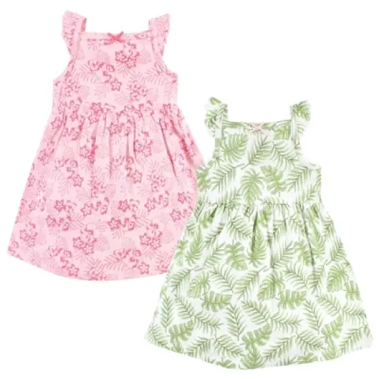 Hudson Baby Baby Girls Cotton Dresses, Palm Leaf image {6}