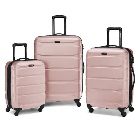 Samsonite Omni 3 Piece Hardside Luggage Nested Spinner Set (20"/24"/28") - Pink image {5}
