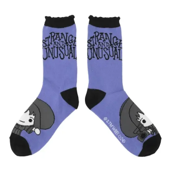 Beetlejuice Chibi Character Art Women's 5-Pair Casual Crew Socks image {2}