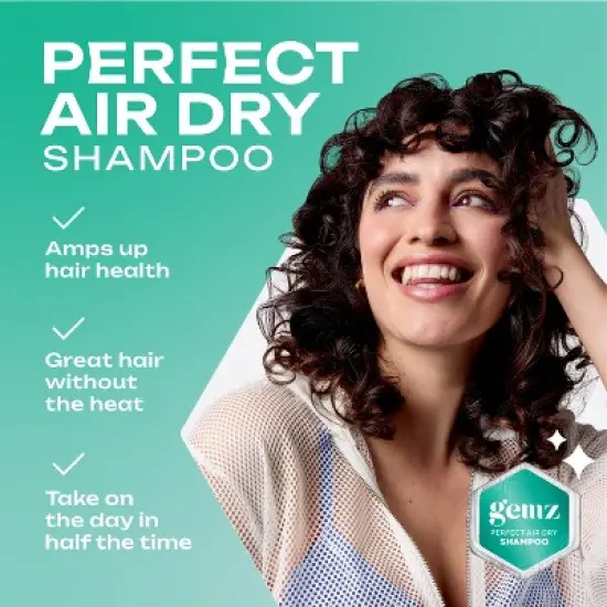 gemz Restore Shampoo, Perfect Air Dry, Color Safe - 5ct/0.3oz image {1}