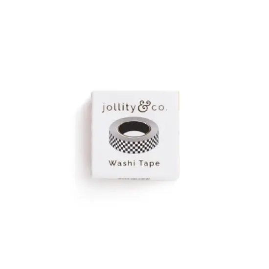 Jollity & Co. - Check It! The Classic Washi Tape - Pack of 1 Roll, 10 Meters image {1}