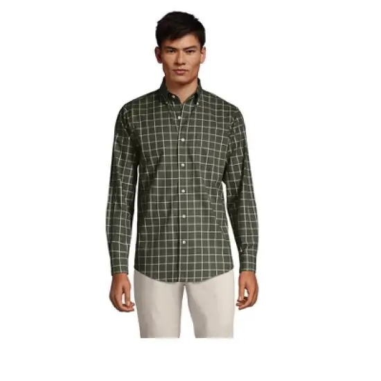 Lands' End Men's Traditional Fit No Iron Twill Shirt image {20}