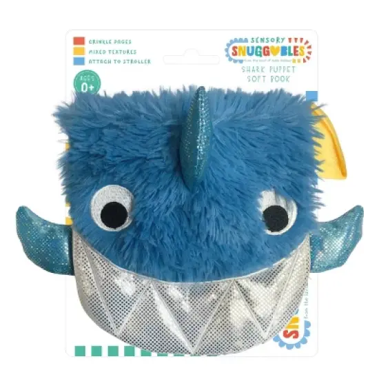 Make Believe Ideas Shark Hand Puppet Soft Cloth Book image {5}