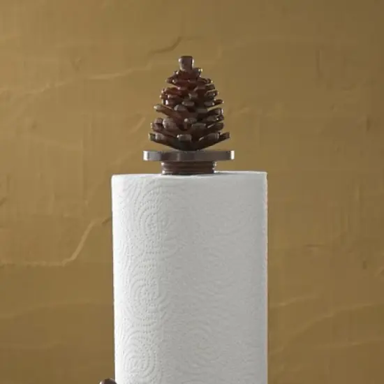 Park Designs Pinecone Paper Towel Holder image {2}