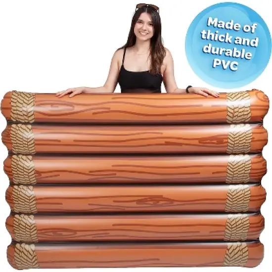 Aquamazing Heavy Duty Inflatable Pool Floats, PVC, 44" x 64", Great Summer Pool/ Beach Float! image {2}