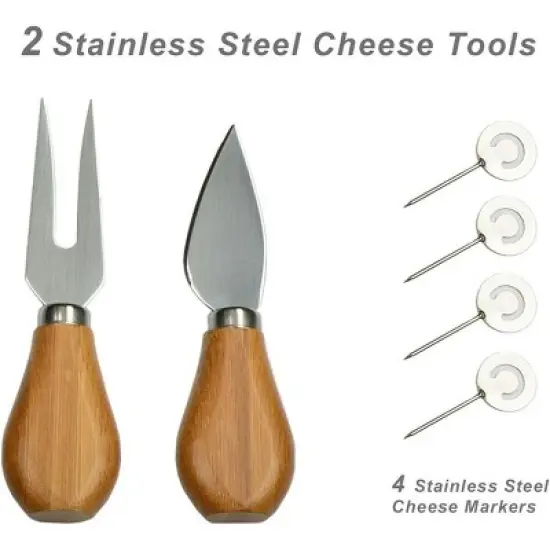 NCAA Texas University Longhorns Patented Multi Level Bamboo Cheese & Charcuterie Board image {3}