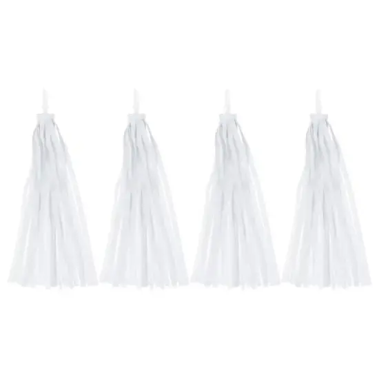 Unique Bargains Handlebar Tassel Ribbon Decorations Scooter Bike Streamers 4 Pcs image {15}