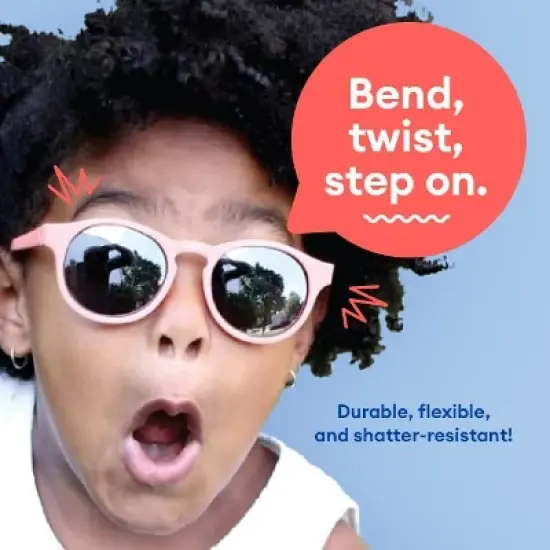 Babiators Children&rsquo;s Keyhole Polarized UV Sunglasses Bendable Flexible Durable Shatterproof Baby Safe BONUS Carry Bag Included image {6}