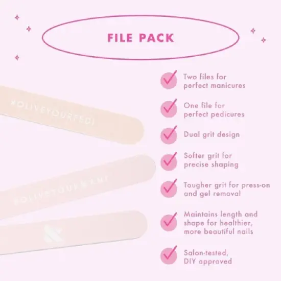 Olive & June Nail File - 3pk image {4}
