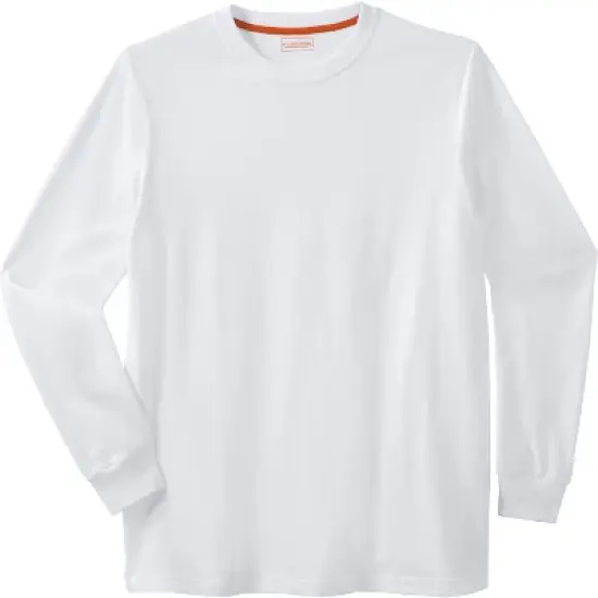 Boulder Creek by KingSize Men's Big & Tall &trade; Heavyweight Long-Sleeve No Pocket Crewneck Tee image {7}