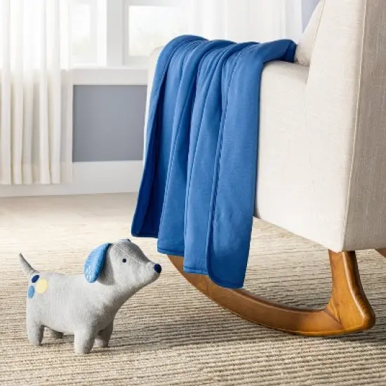 Rayon from Bamboo Quilted Baby Blanket - Blue - Cloud Island&trade; image {1}