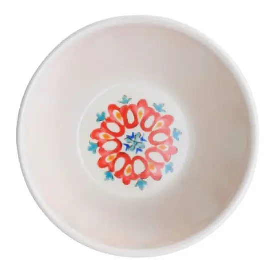 Gibson Laurie Gates California Designs Tamayo 12 Piece Melamine Dinnerware Set in Multi-Color image {3}