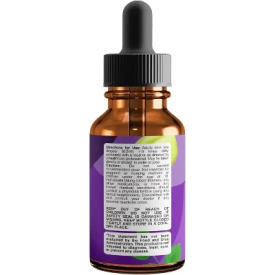 Organic Ashwagandha Liquid Drops for Adults, Potent Liquid Ashwagandha Root Extract for Energy and Mood Support, Phytoral, 120 servings image {4}