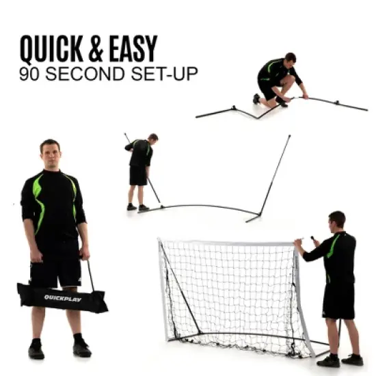 QUICKPLAY KICKSTER Elite Portable Soccer Goal (7 sizes) image {1}