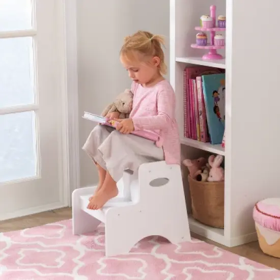 KidKraft Two Step Stool White image {3}