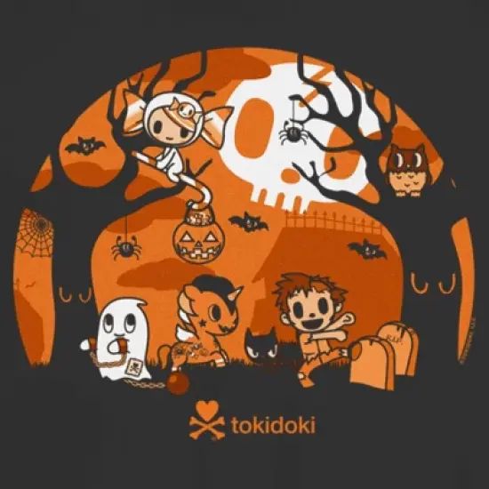 Junior's Tokidoki Halloween Caramella and Friends T-Shirt image {1}