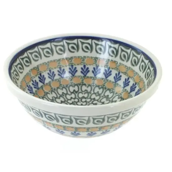 Blue Rose Polish Pottery Ceramika Artystyczna Cereal Bowl image {10}