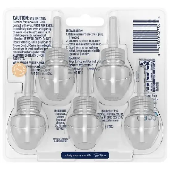 Glade PlugIns Scented Oil Air Freshener Refills - Sheer Vanilla Embrace - 3.35oz/5pk image {2}